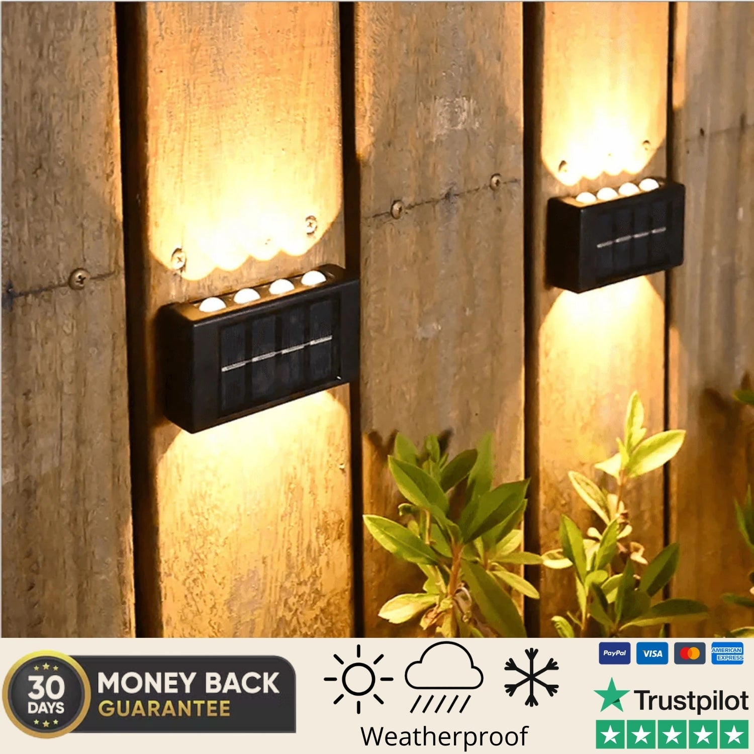 SolyraGarden™ LED Wall Lights