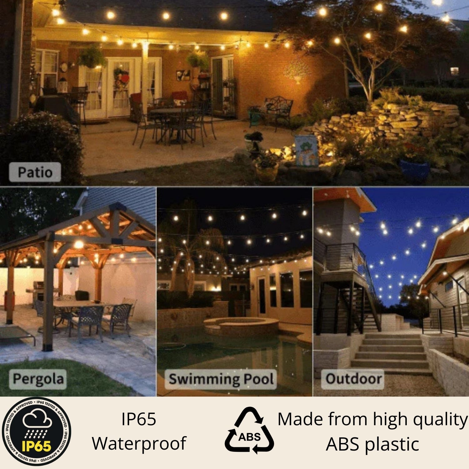 SolyraGarden™ Solar Festoon Lights